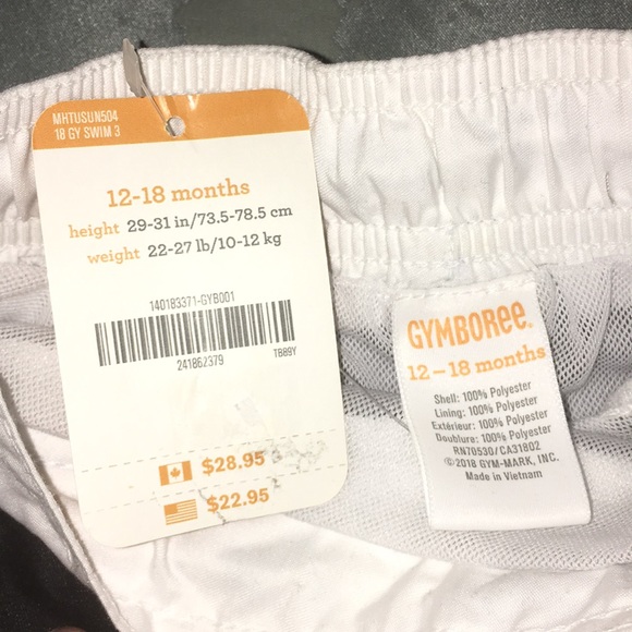 Little boys swim trunks NWT - Picture 4 of 5